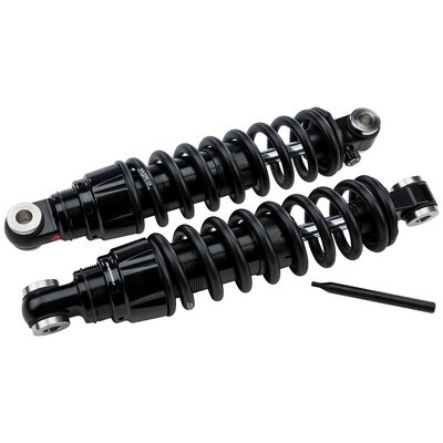 RacingBros Bazooka Preload And Rebound Adjustable Shocks For Harley Dyna 1991-2017 13” Standard