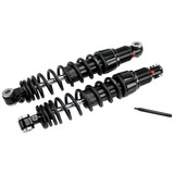 RacingBros Bazooka Preload And Rebound Adjustable Shocks For Harley Dyna 1991-2017  12 1/2&quot; Heavy Duty