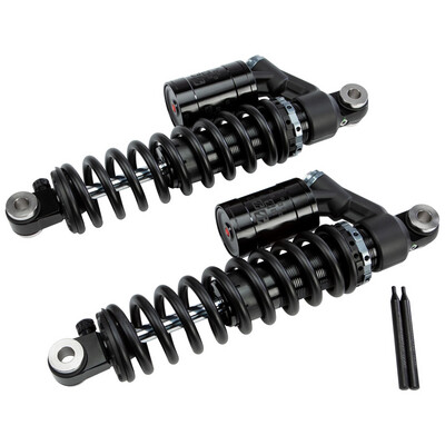 RacingBros Remote Reservoir Shocks For Harley Dyna 1991-2017 12 1/2” Heavy Duty