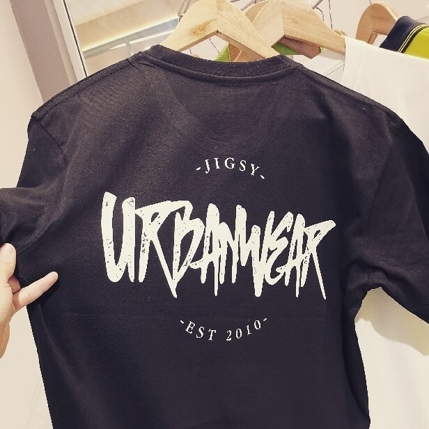 black urbanwear tees