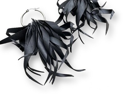 Bendywendy Earrings- Made out 
 of inner tubes