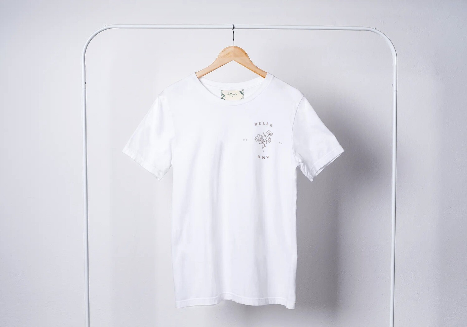 Belle Ame Small Logo Top (White)