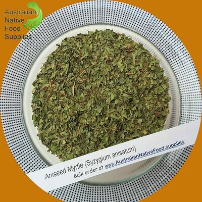 Aniseed Myrtle Flakes 1kg (includes shipping) Aniseed Myrtle Flakes 1kg (includes shipping)