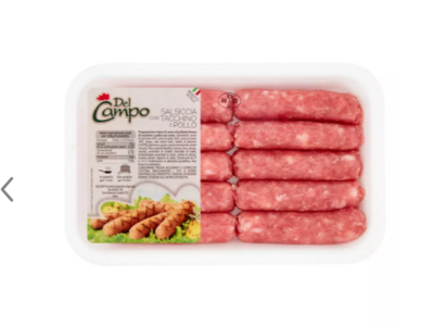 🌼 Del Campo Salsiccia con Tacchino e Pollo 0,400 kg