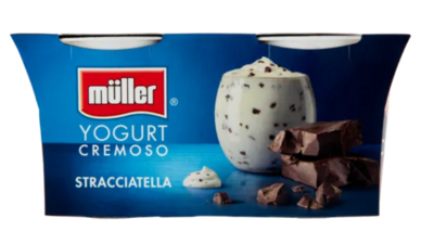 müller Yogurt Cremoso Stracciatella 2 x 125g