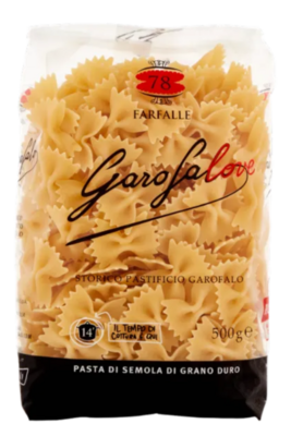 🧡  Garofalo Farfalle 78 Pasta di Semola di Grano Duro 500 g