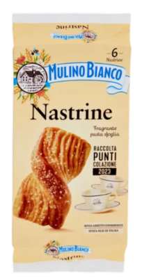 🌼  Mulino Bianco Nastrine Merenda Senza Additivi Conservanti 6 pezzi 240g