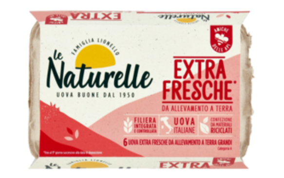 Le Naturelle 6 Uova Extra Fresche Da Allevamento A Terra Grandi