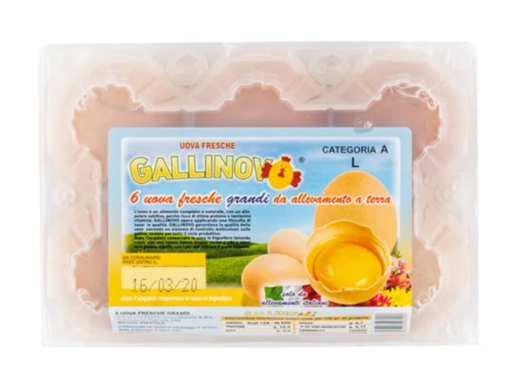 🌼 Gallinovo Uova Fresche X6 L