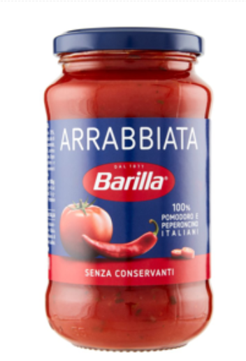 🌼  Barilla Sugo Arrabbiata Pomodoro E Peperoncino  400g