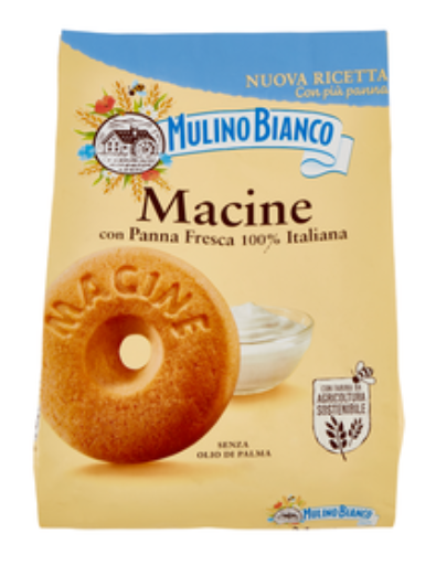 Mulino Bianco Macine Biscotti con Panna Fresca 350g