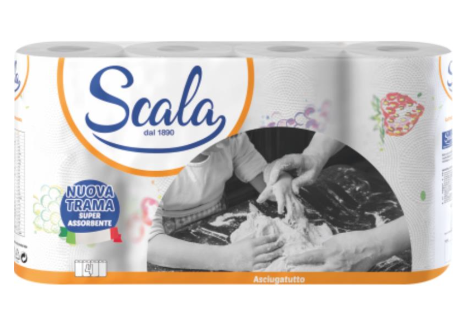 🌼 Carta casa asciugatutto 4 rotoli 2 veli