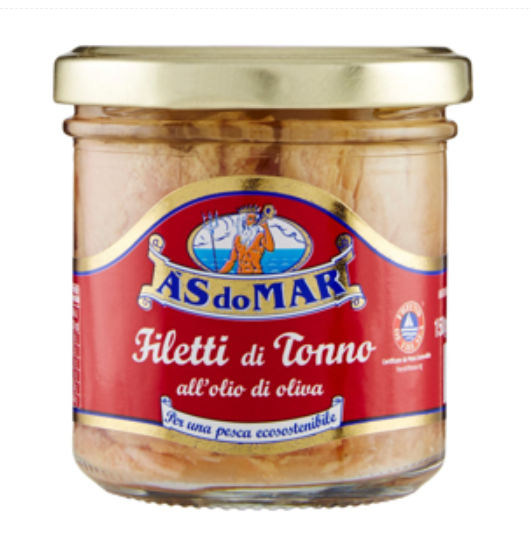 Asdomar Filetti Di Tonno All&#39;olio Di Oliva 150 G