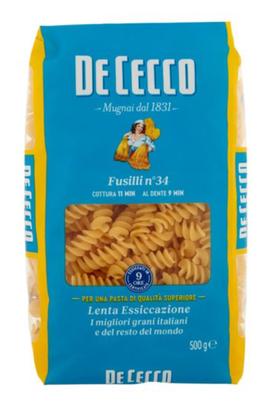 De Cecco Fusilli N°34 500 G