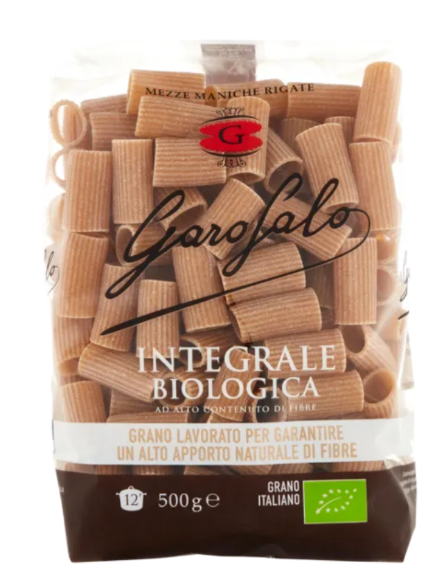 Garofalo Mezze Maniche Rigate 5-32 Integrale Biologica 500 g GAROFALO
