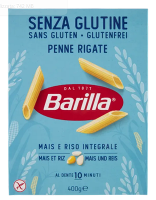 Barilla Pasta Penne Rigate Senza Glutine 400 g BARILLA