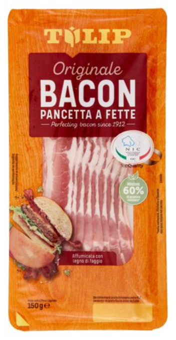Tulip Originale Bacon Pancetta A Fette 150g