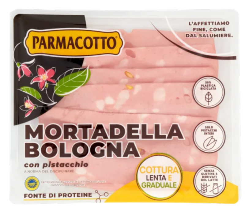 Parmacotto Mortadella Bologna IGP con pistacchio 120 g