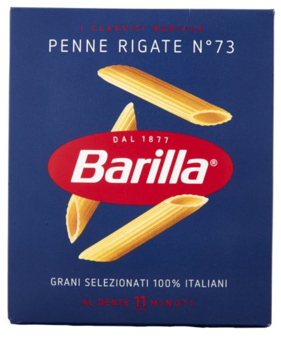 Barilla Pasta Penne Rigate N.73 100% Grano Italiano 500g *acquistabili max 12 pz