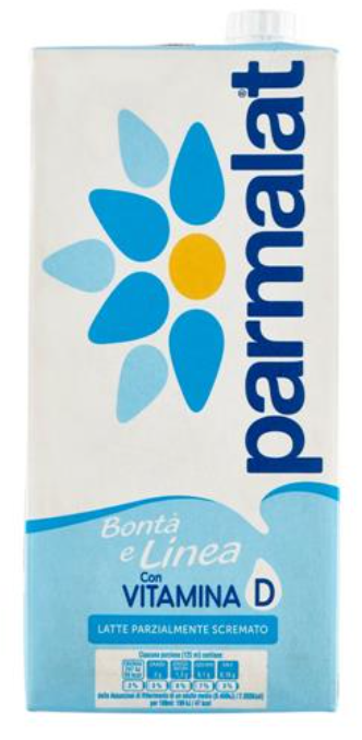 Parmalat Bontà E Linea Con Vitamina D Latte Parzialmente Scremato 1L