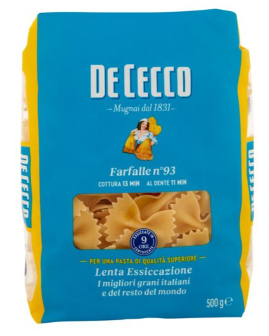 De Cecco Farfalle N°93 500g