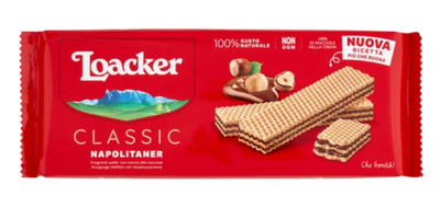 🧡 Loacker Wafer Classic Napolitaner con crema alla nocciola 150g