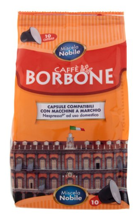 Caffè Borbone Miscela Nobile Capsule Compatibili Nespresso* 10 X 5 G