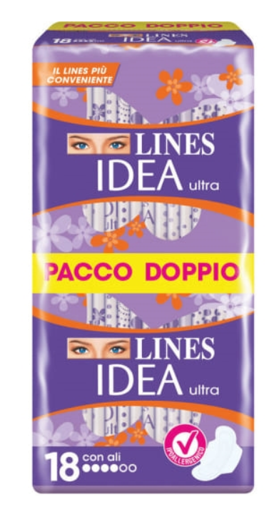 LINES IDEA ULTRA CON ALI 18 PEZZI