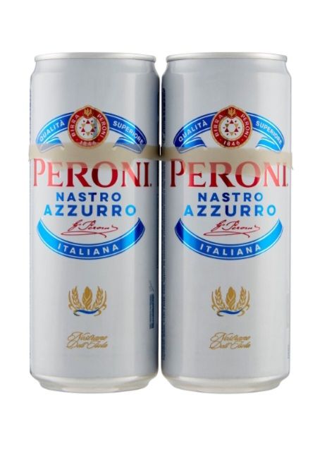 🌼  Peroni Nastro Azzurro Birra Lattina 2 x 33  660 ml