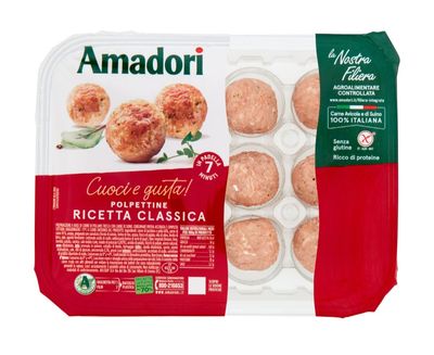 Amadori Polpettine Ricetta Classica 0,240 kg
