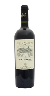 VILLA CARRISI PRIMITIVO ROSSO IGP SALENTO 0.75 L