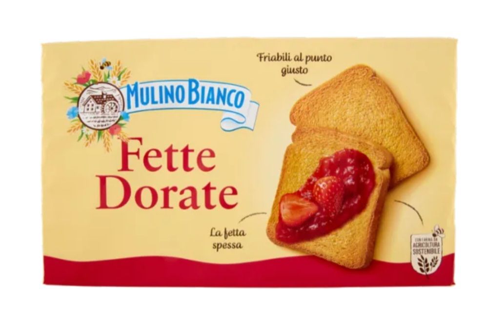 Mulino Bianco Fette Biscottate Dorate 630g
