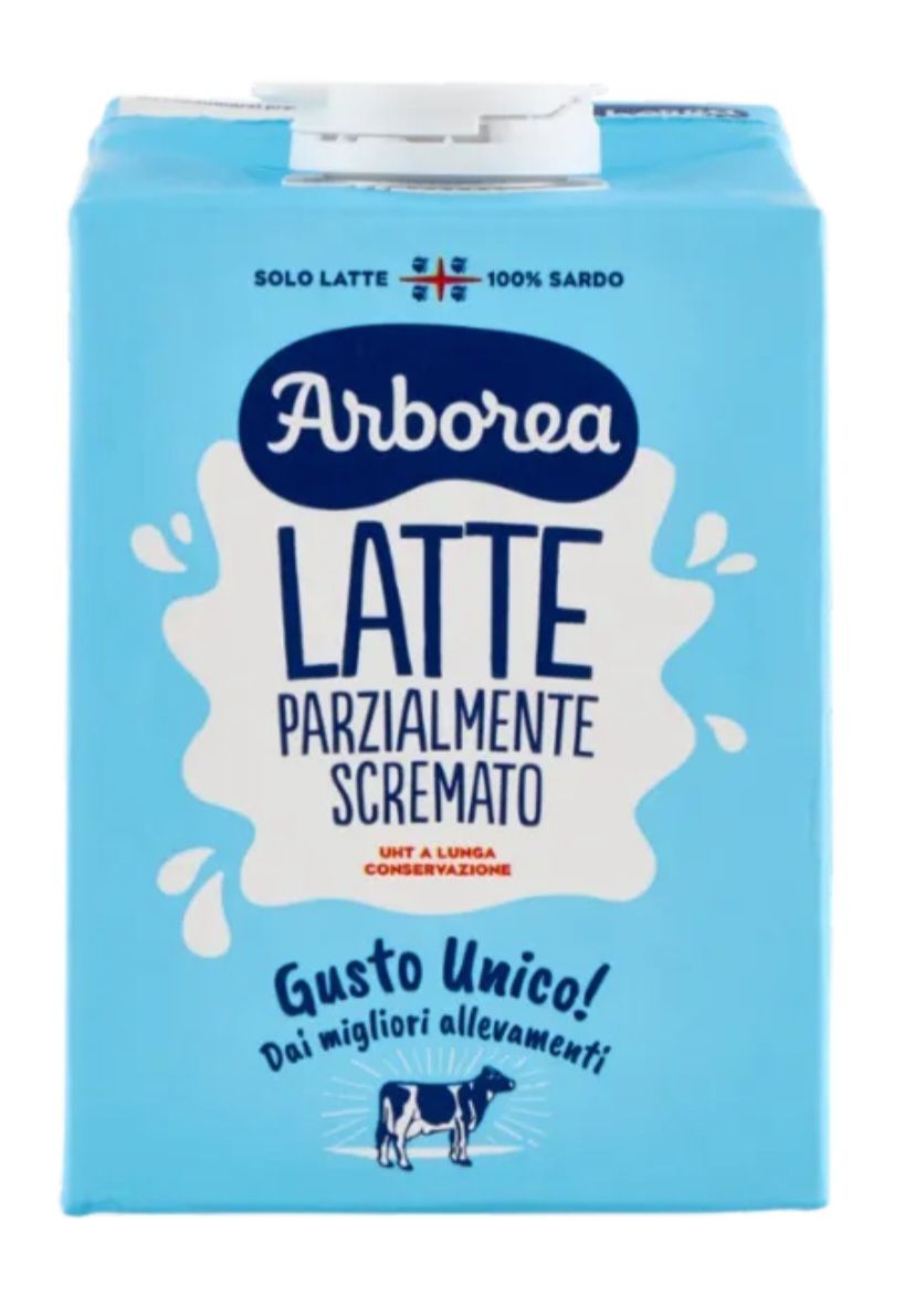 ARBOREA Latte parzialmente scremato UHT a lunga conservazione 500 ml