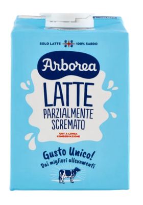 ARBOREA Latte parzialmente scremato UHT a lunga conservazione 500 ml