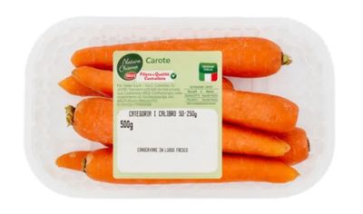 Carote Italia Vassoio 500g