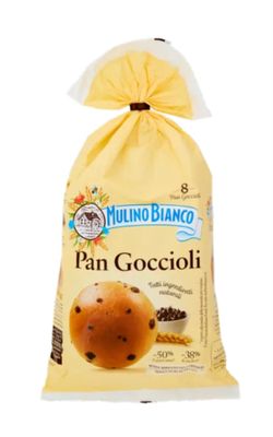 Mulino Bianco Pan Goccioli Merenda senza additivi conservanti 8 pezzi 336G