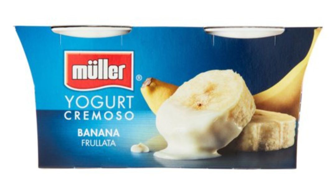 Müller Yogurt Cremoso Banana Frullata 2 X 125 g