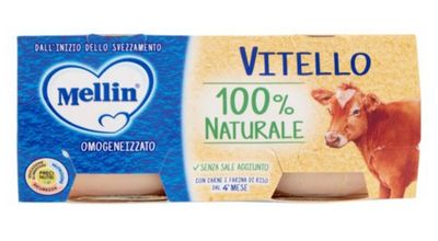 🧡 Mellin Omogenizzato Vitello 2X Gr 80  
