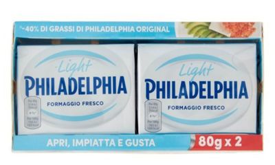 🧡 Philadelphia Original Formaggio Fresco Spalmabile - 80g X 2