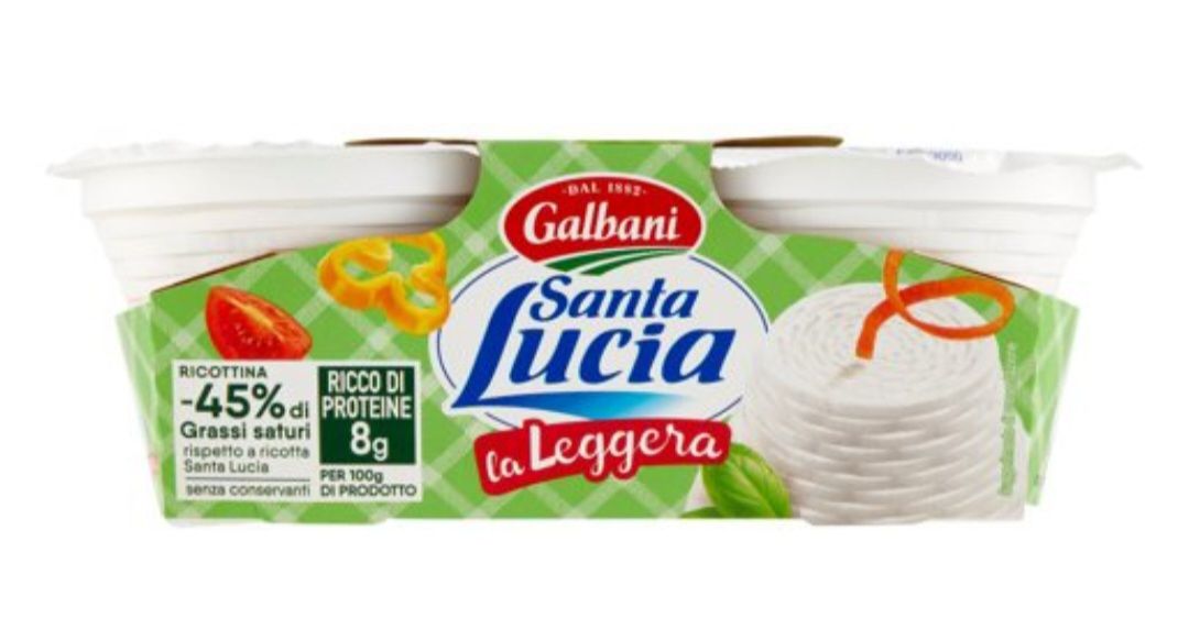 🌼 Galbani Santa Lucia Ricottina La Leggera 2 X 90 G