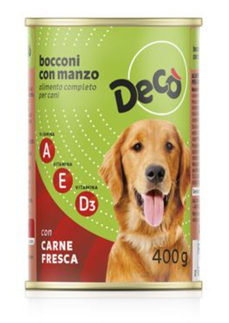 Bocconi Con Manzo Per Cani Gr 400