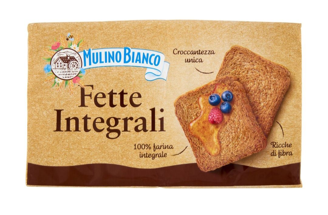 🧡 Mulino Bianco Fette Biscottate Integrali Ricche Di Fibre 630g