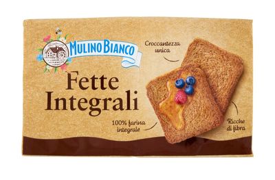 Mulino Bianco Fette Biscottate Integrali Ricche Di Fibre 630g