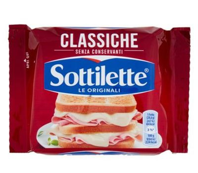 Sottilette Classiche Formaggio Fuso A Fette 400g