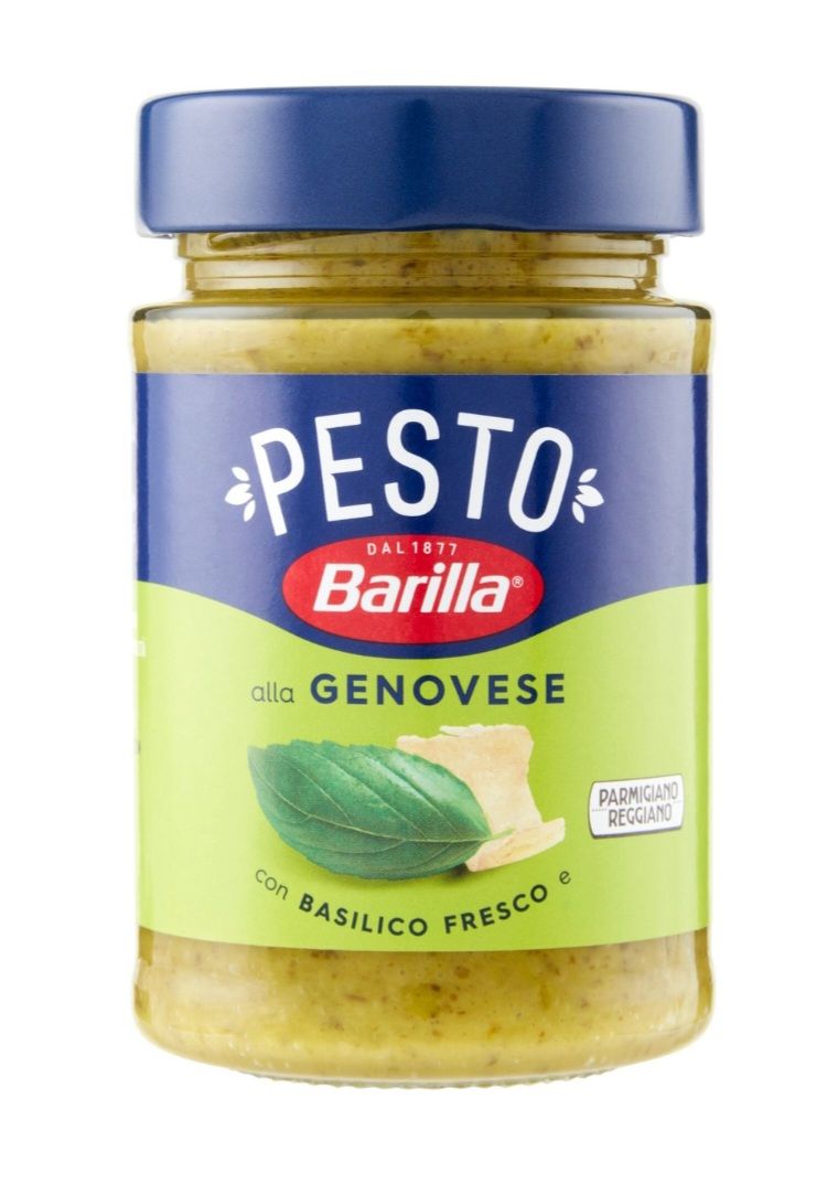 Barilla Pesto alla Genovese con Basilico Fresco Condimento e Sugo per Pasta 190 g
