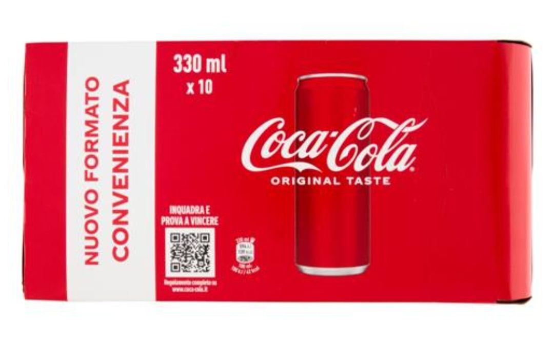 Coca-Cola lattina 10 x 33
