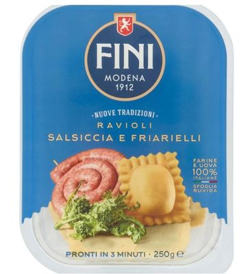 FINI Ravioli ripieni Salsiccia e Friarielli 250 g
