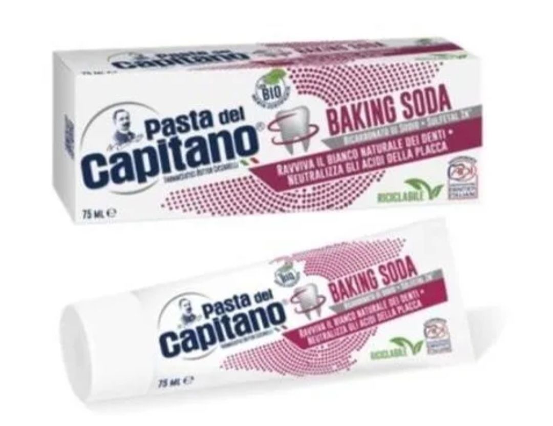 🌼 PASTA DEL CAPITANO DENTIFRICIO BAKING SODA 100 ML