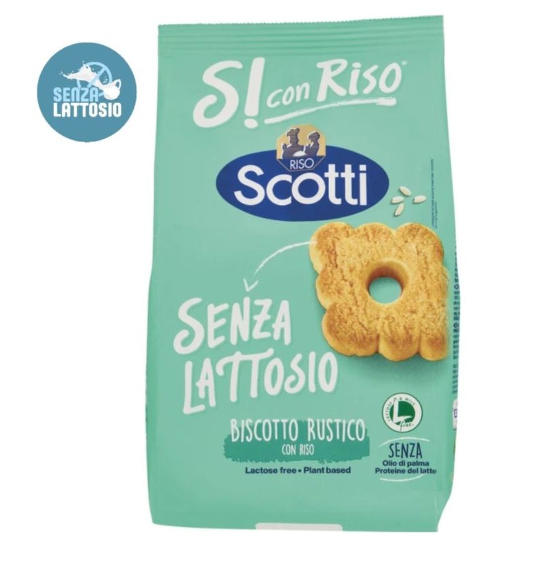 SCOTTI SI CON RISO biscotto senza lattosio 200g