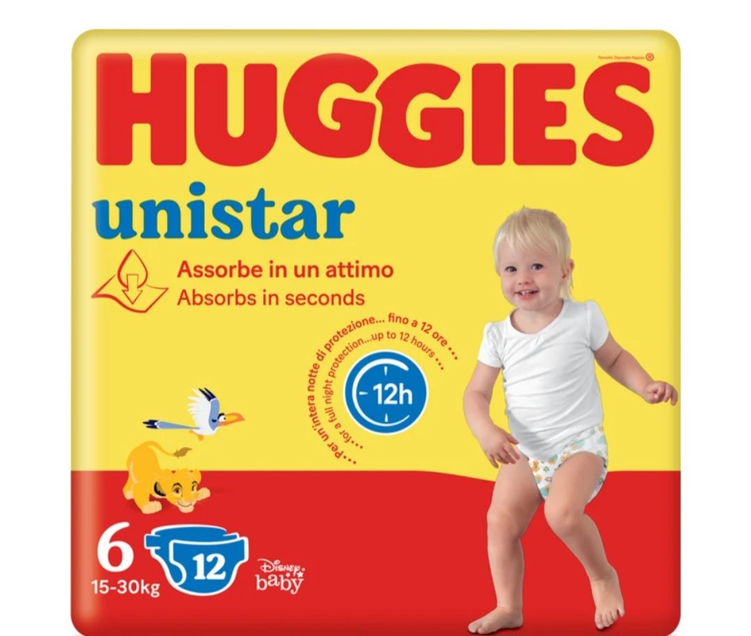 HUGGIES UNISTAR pannolini misura 6